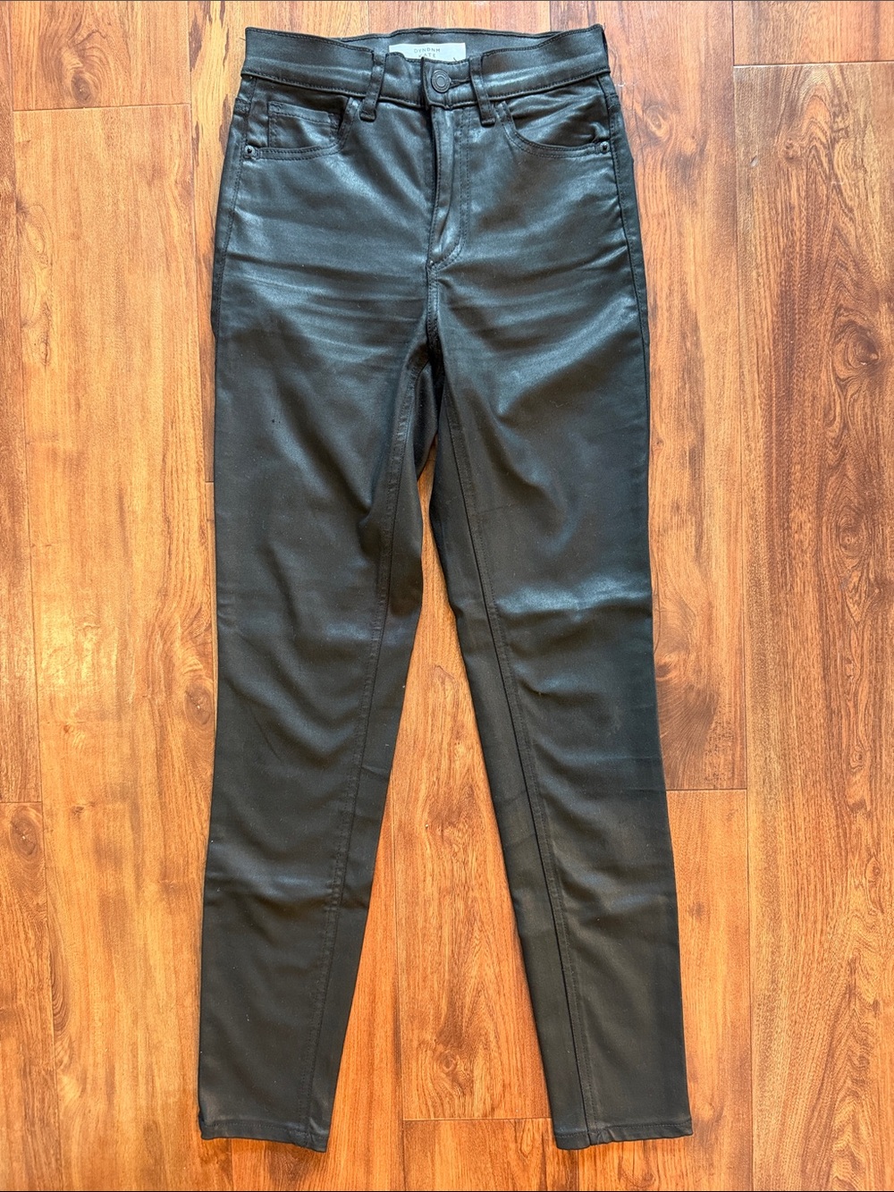 Black denim skinny jeans